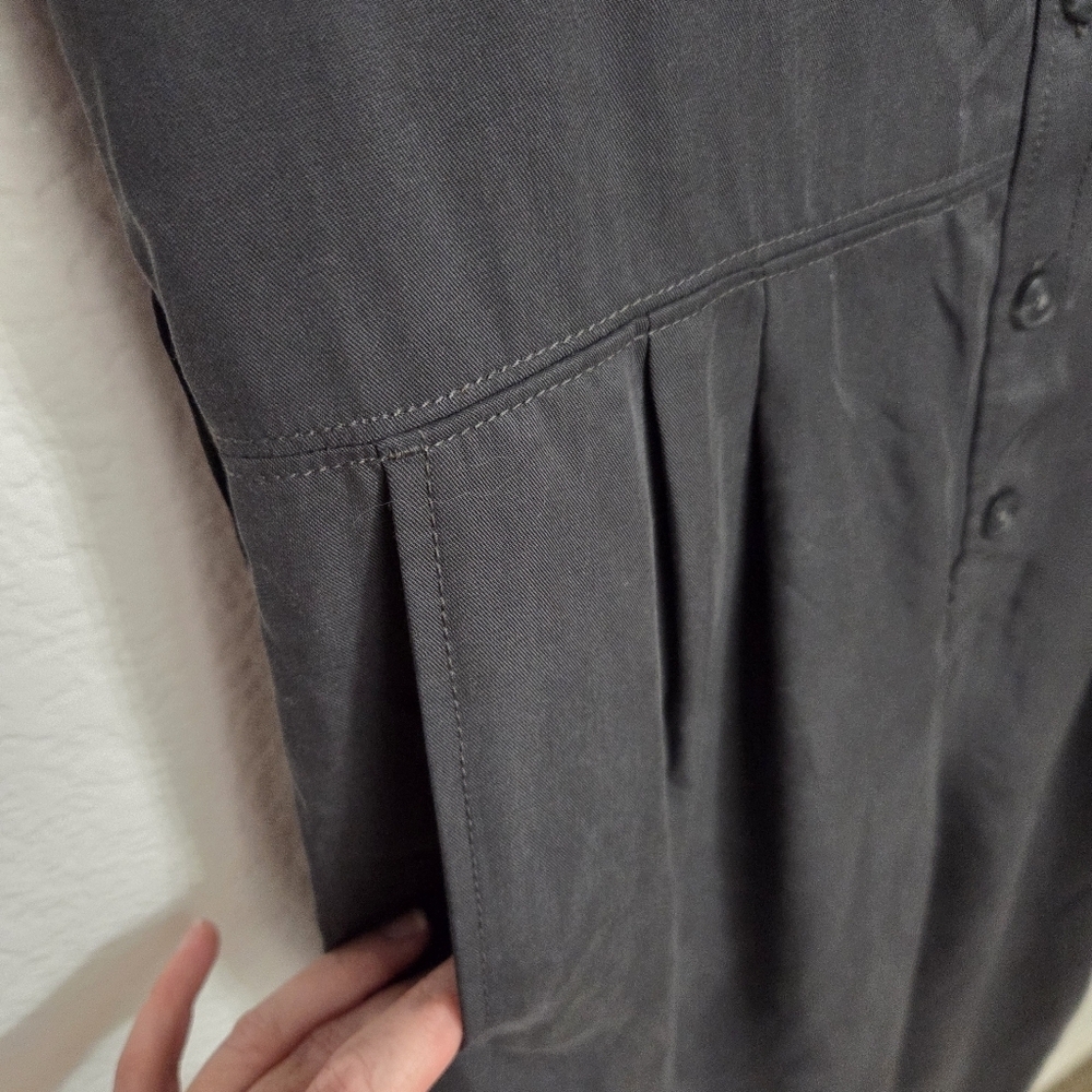 GAP Utility Jumpsuit Women's Size 8 Charcoal - Picture 7 of 10